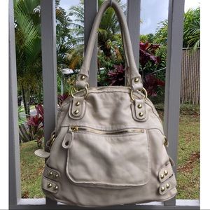 Linea Pelle shoulder bag, cream